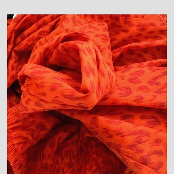 NWT INC International Concepts Dress Paradise Animal Print Red Orange Midi Dress - Picture 11 of 13